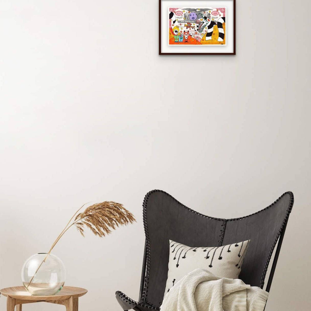 
                  
                    Dessine moi un serpent by Glauc’ - Signature Fine Art
                  
                