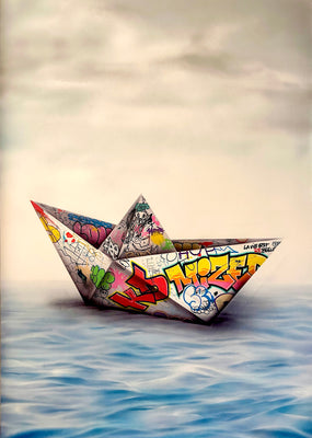Paper Boat by Onemizer by Onemizer - Signature Fine Art