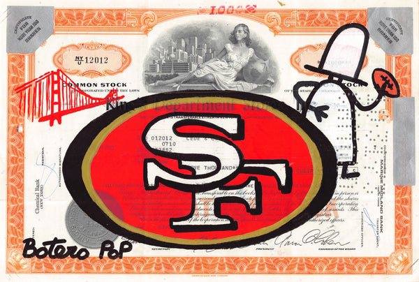San Francisco 49ers III by Botero Pop by Botero Pop - Signature Fine Art