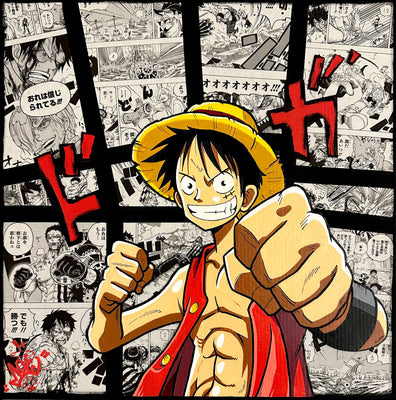 One Piece Luffy II by Moya Uno by Moya Uno - Signature Fine Art