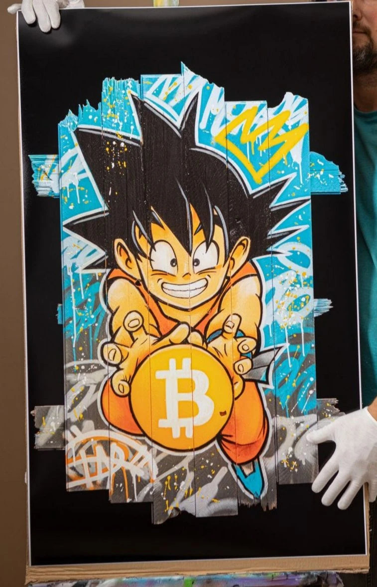 Daru : Goku BitCoin | Signature Fine Art
