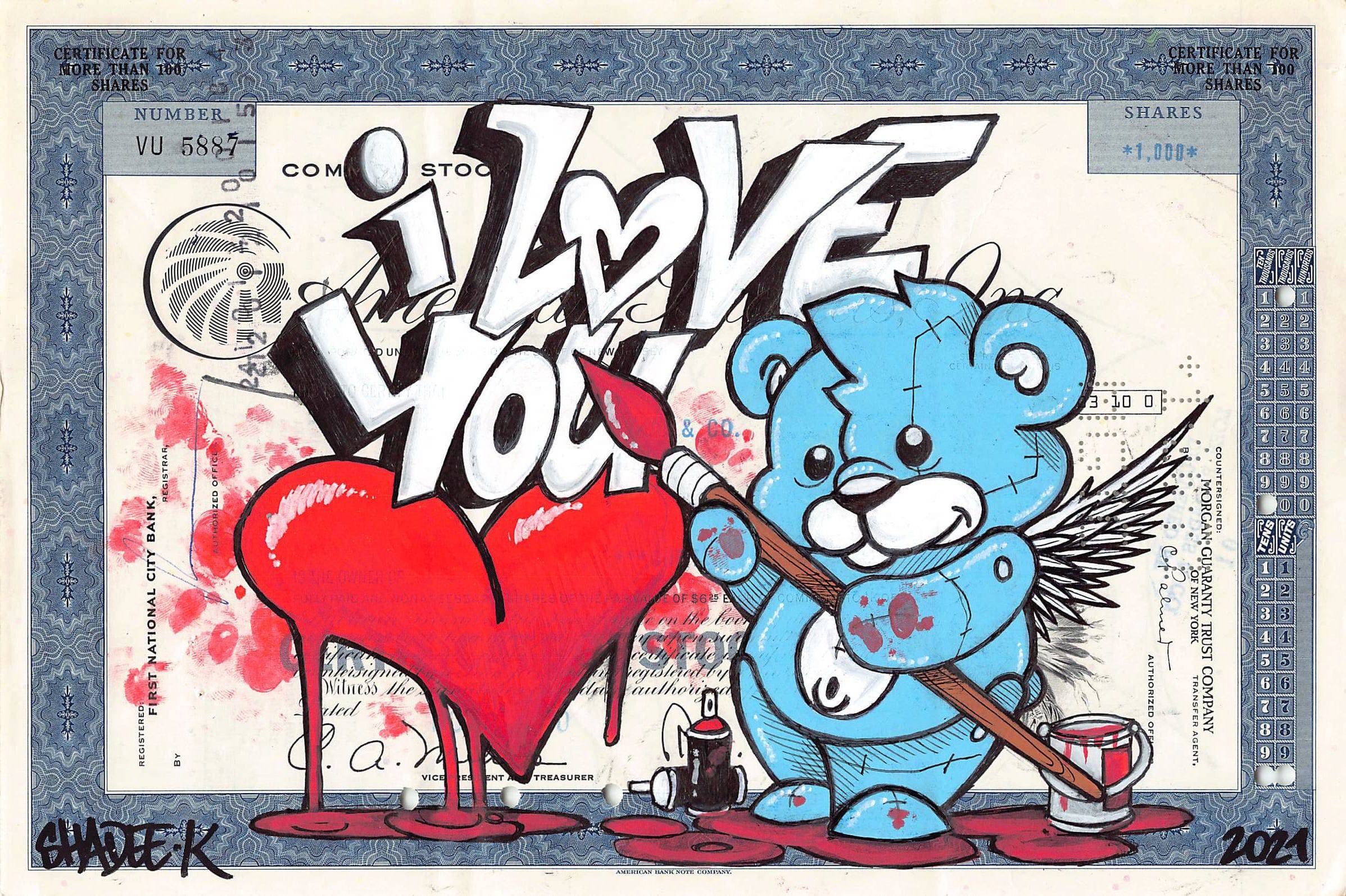 Kevin Shadee : I love you | Signature Fine Art