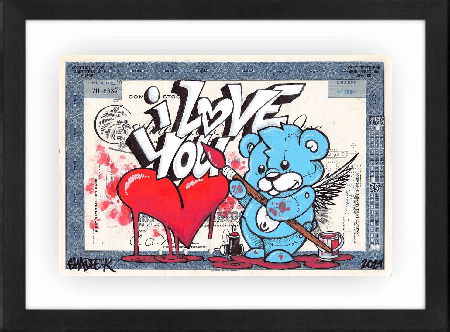 Kevin Shadee : I love you | Signature Fine Art