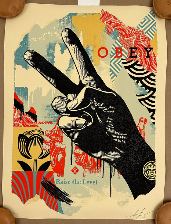 Raise the Level (Peace) by Shepard Fairey