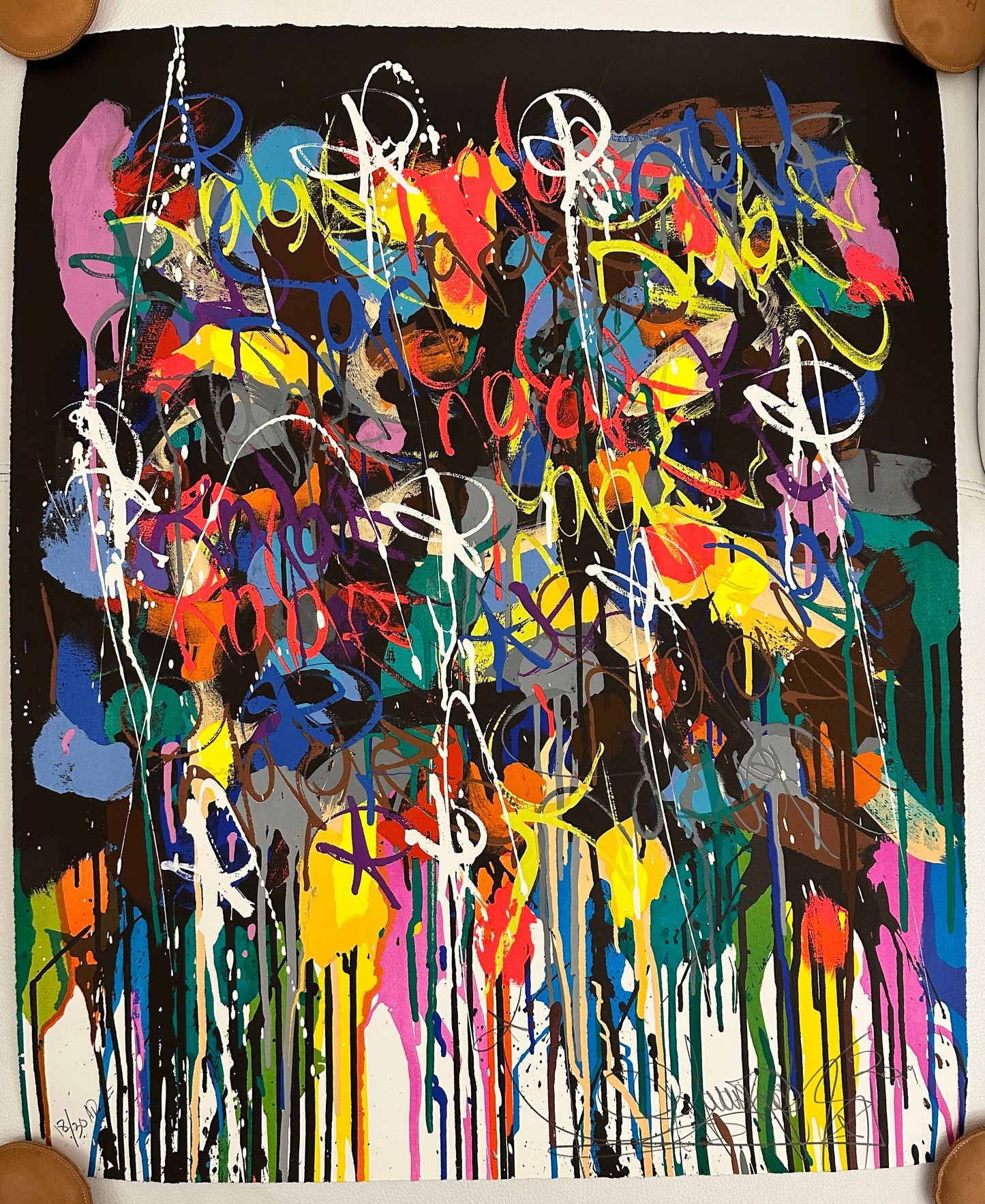 Il faut réagir maintenant (EP) by JonOne by JonOne - Signature Fine Art