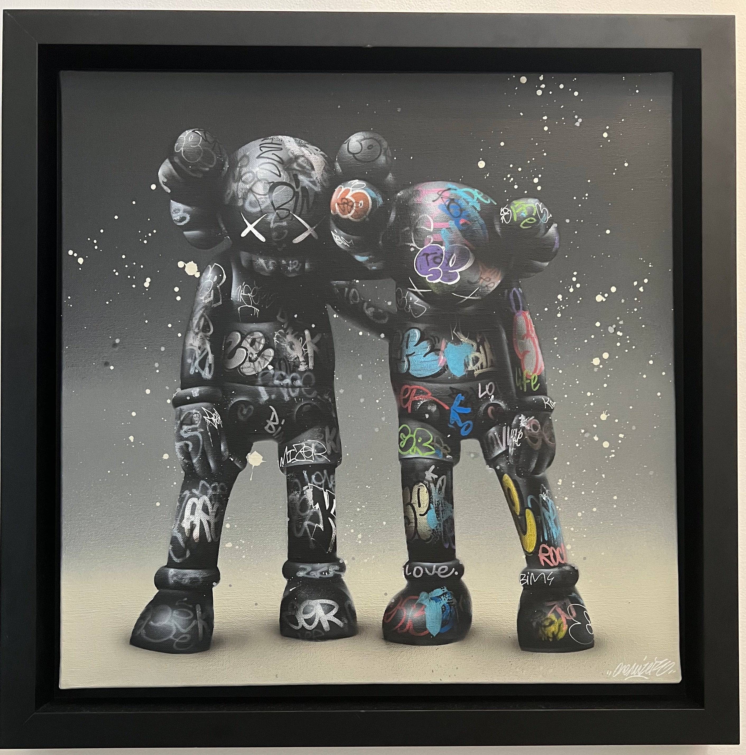KAWSアート Kaws Companion Figure Canvas Art | Poster Print - Canvastoria