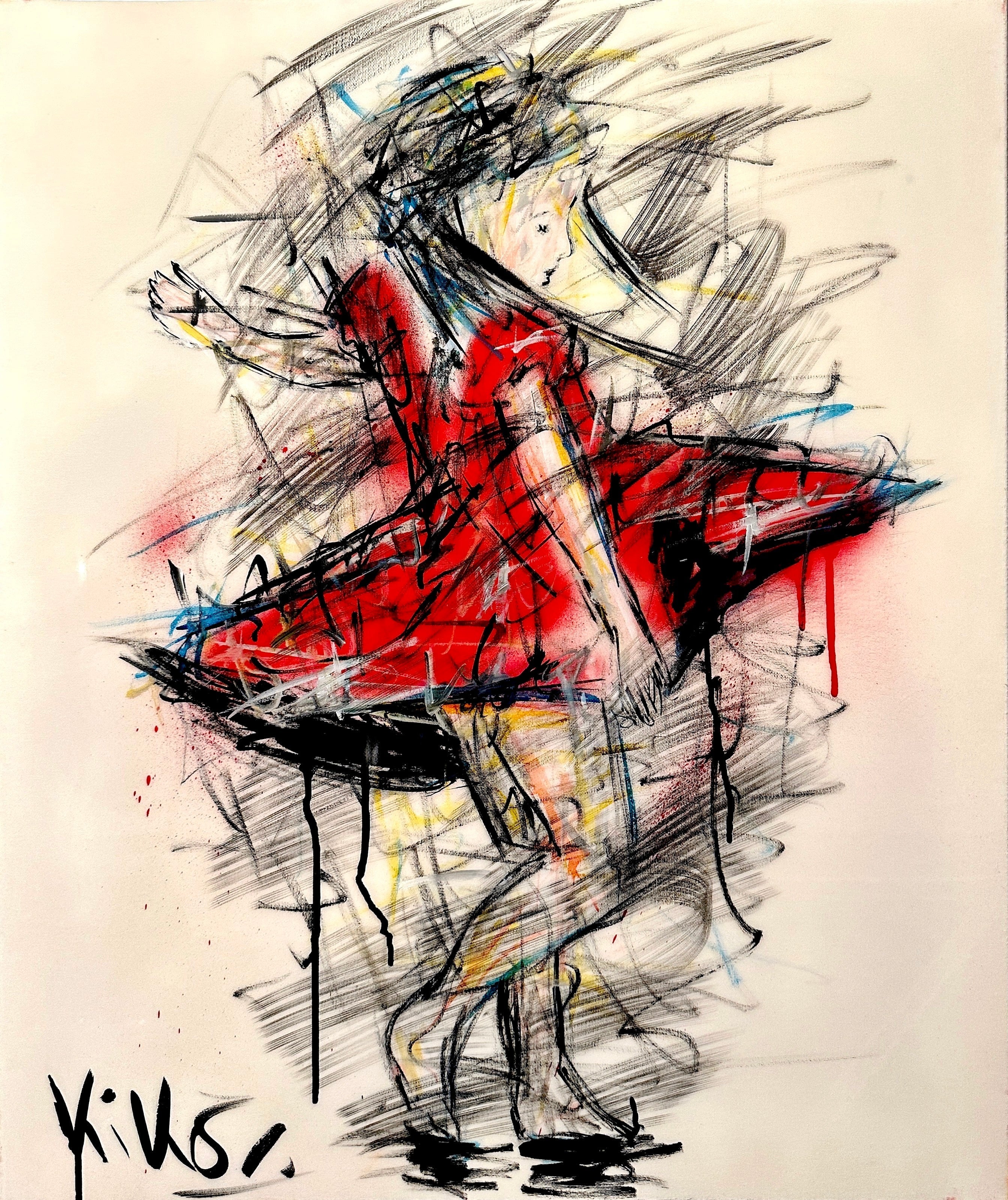 kiko : La danseuse by Kiko | Signature Fine Art