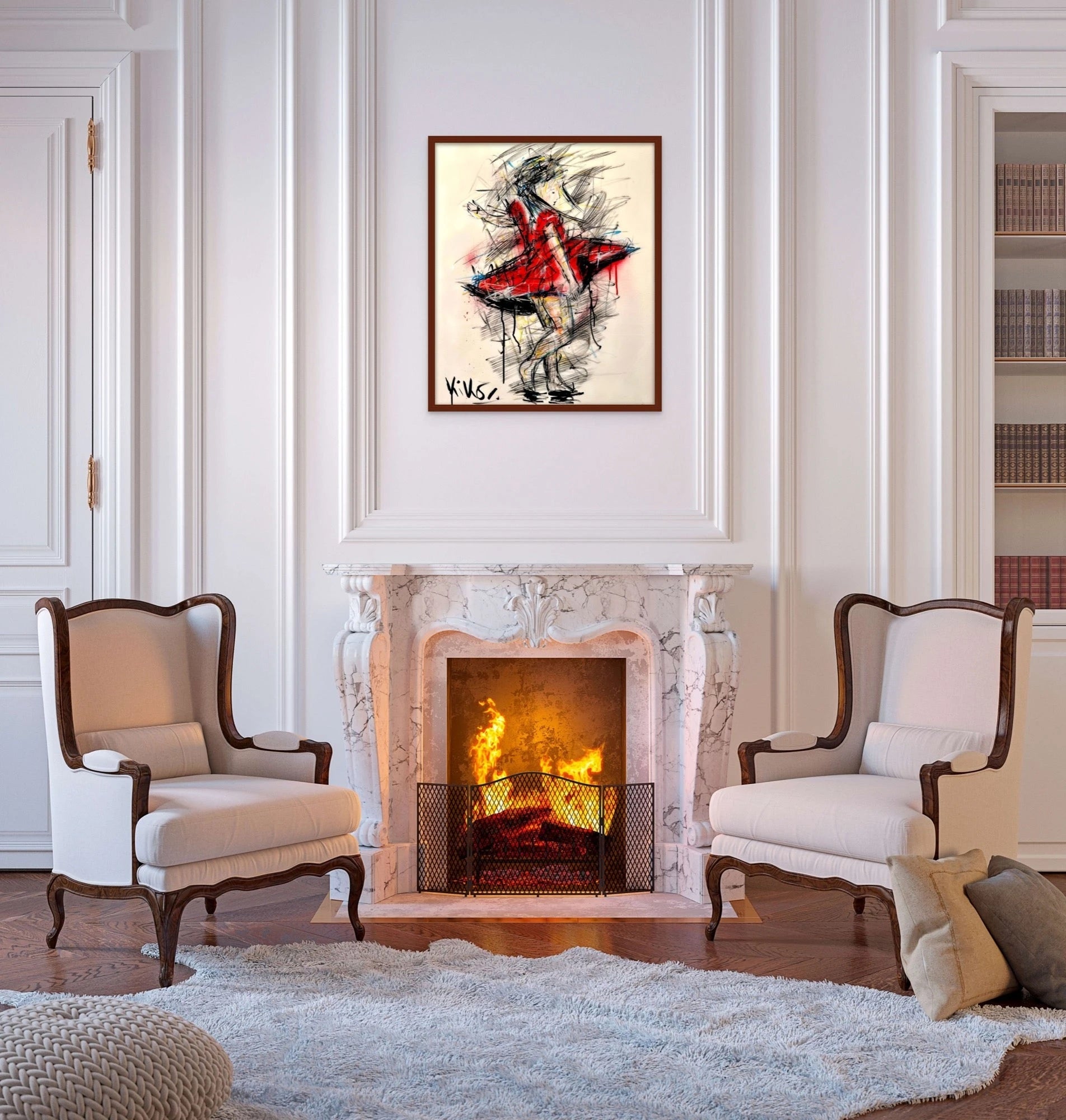 kiko : La danseuse by Kiko | Signature Fine Art