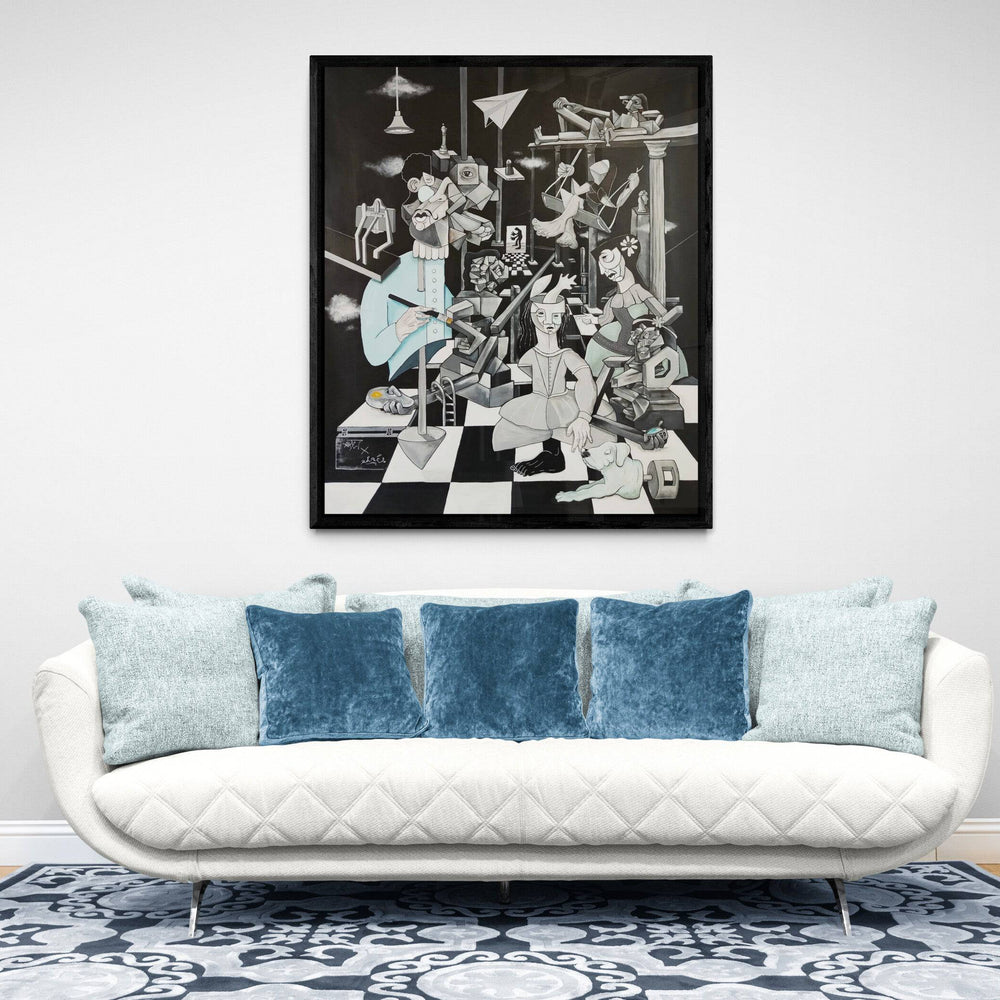 Las Meninas (original painting) by Aket - Signature Fine Art