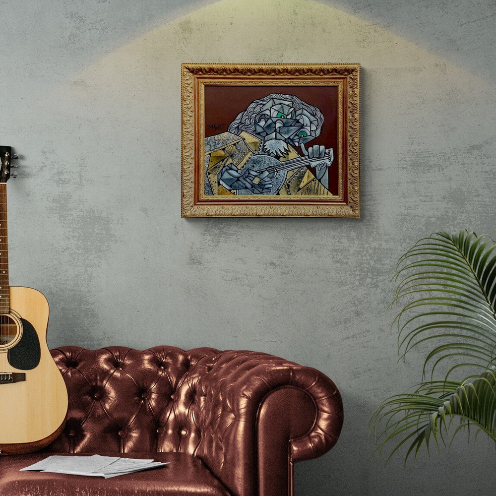
                  
                    Le joueur de luth by Aket (Framed) by Aket - Signature Fine Art
                  
                