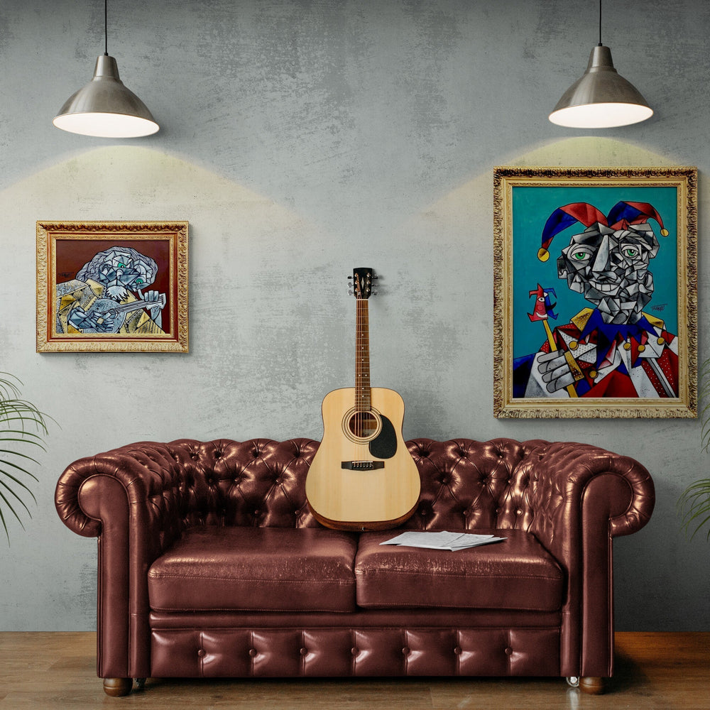 
                  
                    Le joueur de luth by Aket (Framed) by Aket - Signature Fine Art
                  
                