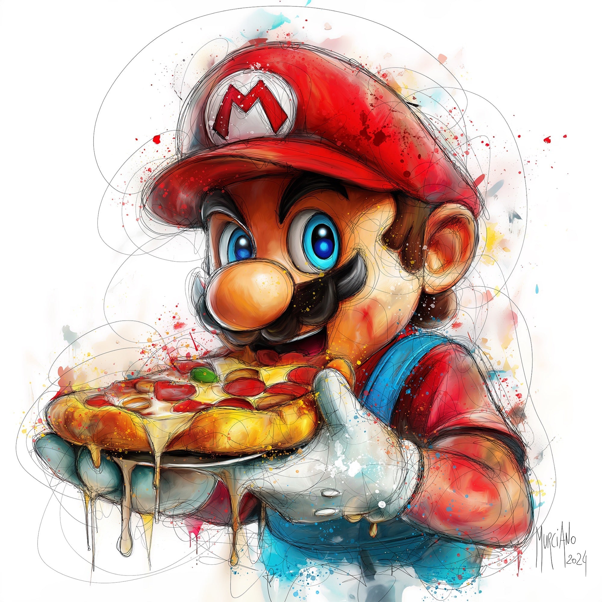 Patrice Murciano : Mario Pizza | Signature Fine Art