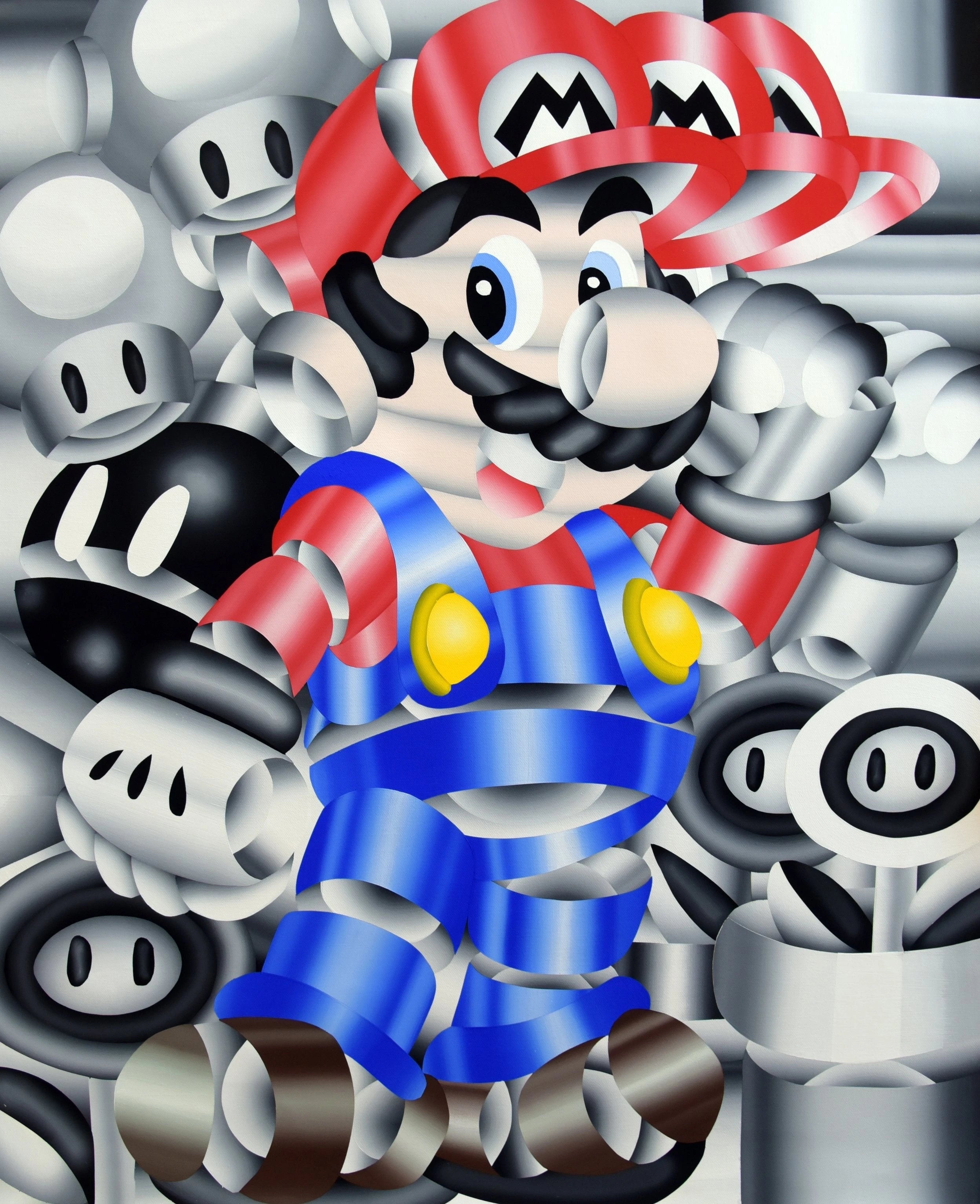 Geoffrey Bouillot : Mario Wonderland | Signature Fine Art