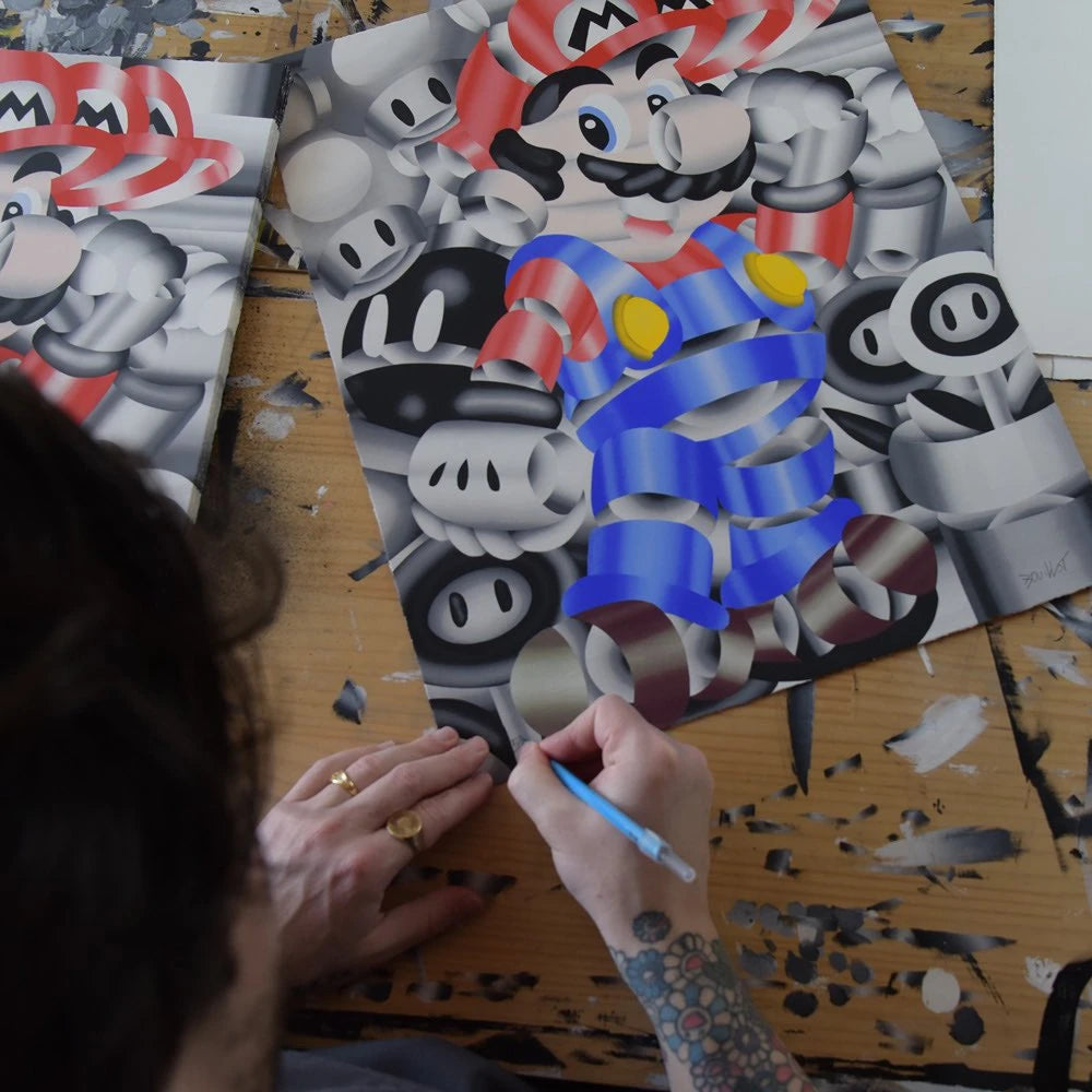 Geoffrey Bouillot : Mario Wonderland | Signature Fine Art