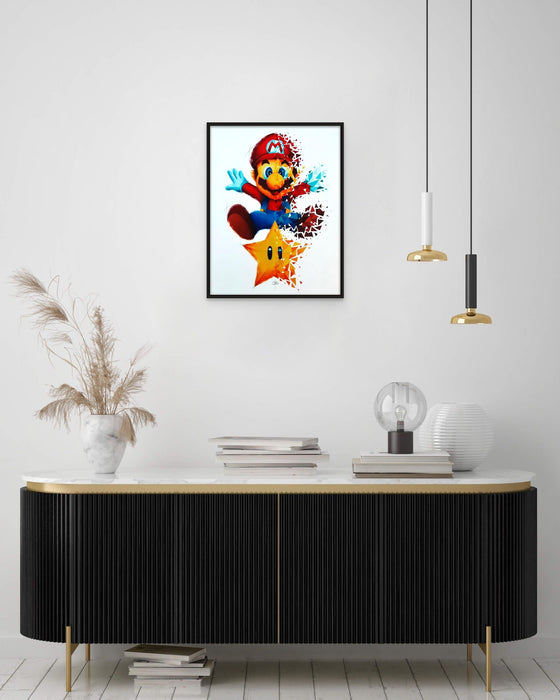 Super Mario Star by Sabrina Beretta (Limited Edition Print)