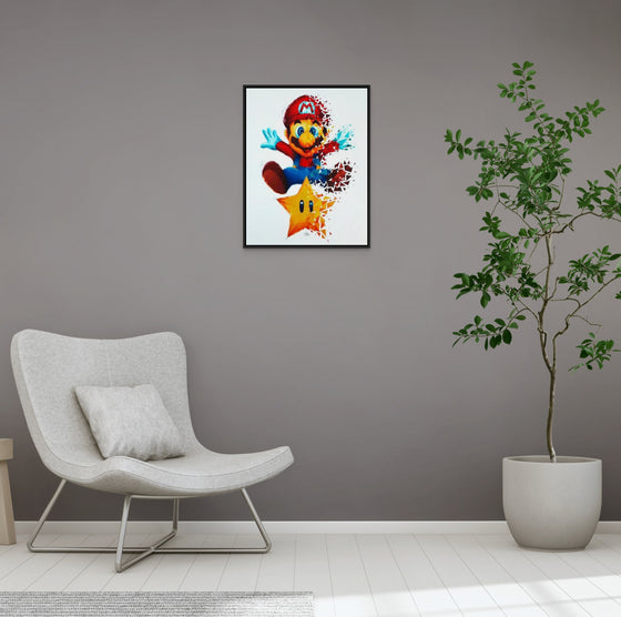 Super Mario Star de Sabrina Beretta (Impresión oficial de edición limitada)