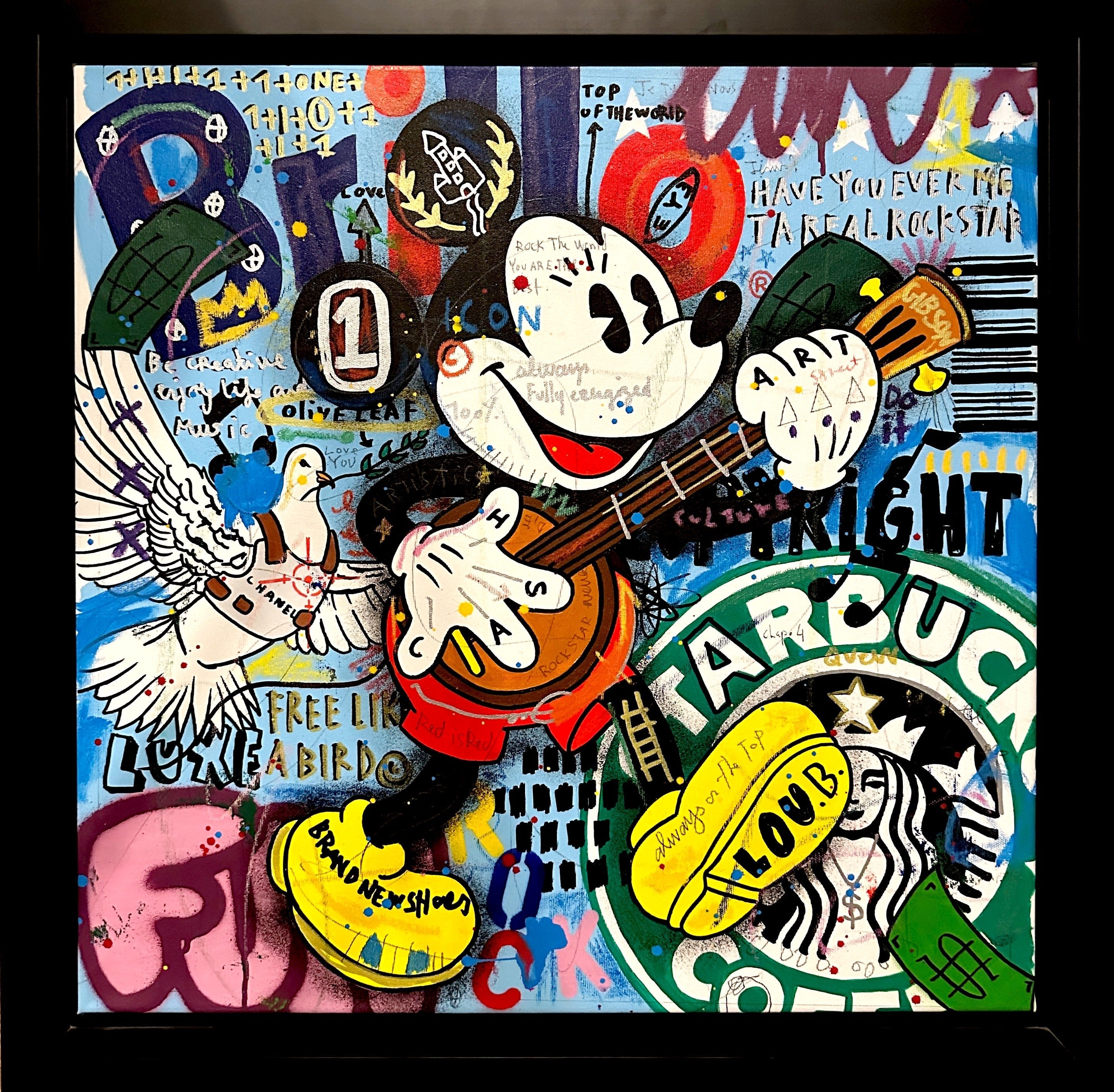 Jisbar : Mickey Blue by Jisbar | Signature Fine Art