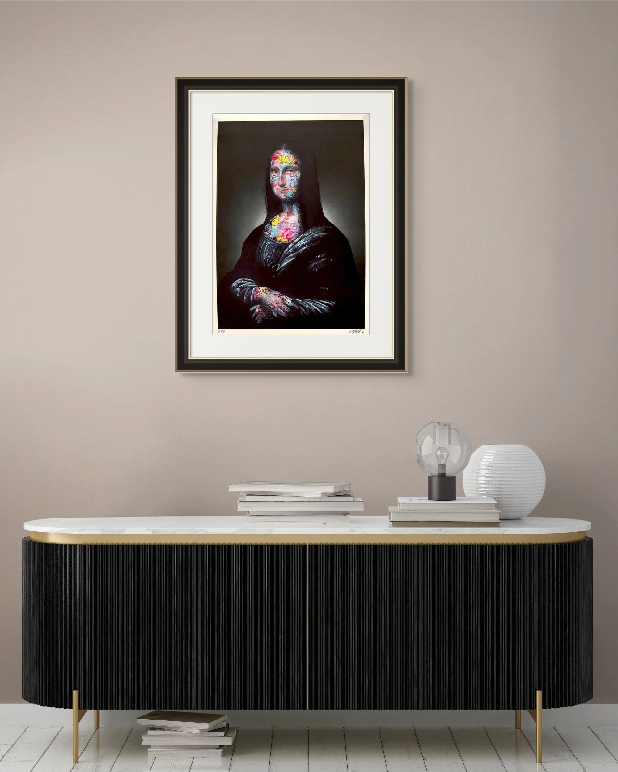 Onemizer : Mona Lisa Graffiti | Signature Fine Art