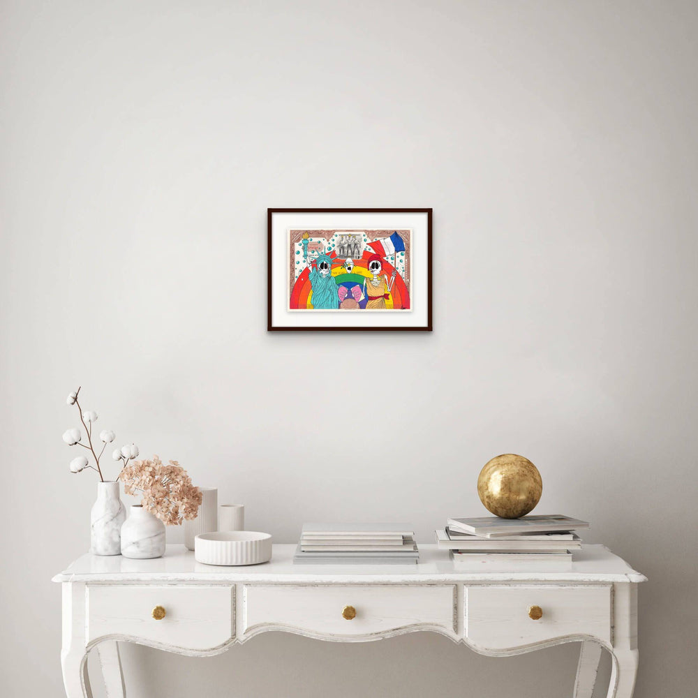
                  
                    Paix et liberté pour tous by Glauc’ - Signature Fine Art
                  
                
