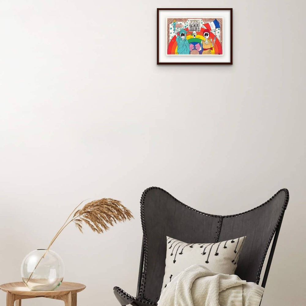 
                  
                    Paix et liberté pour tous by Glauc’ - Signature Fine Art
                  
                