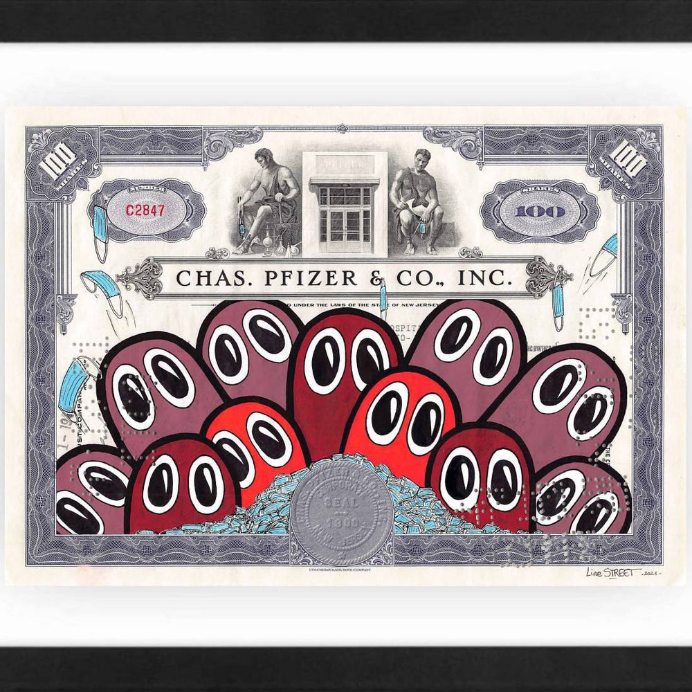 
                  
                    Pfizer Certif BOU #1 by Line Street - Signature Fine Art
                  
                