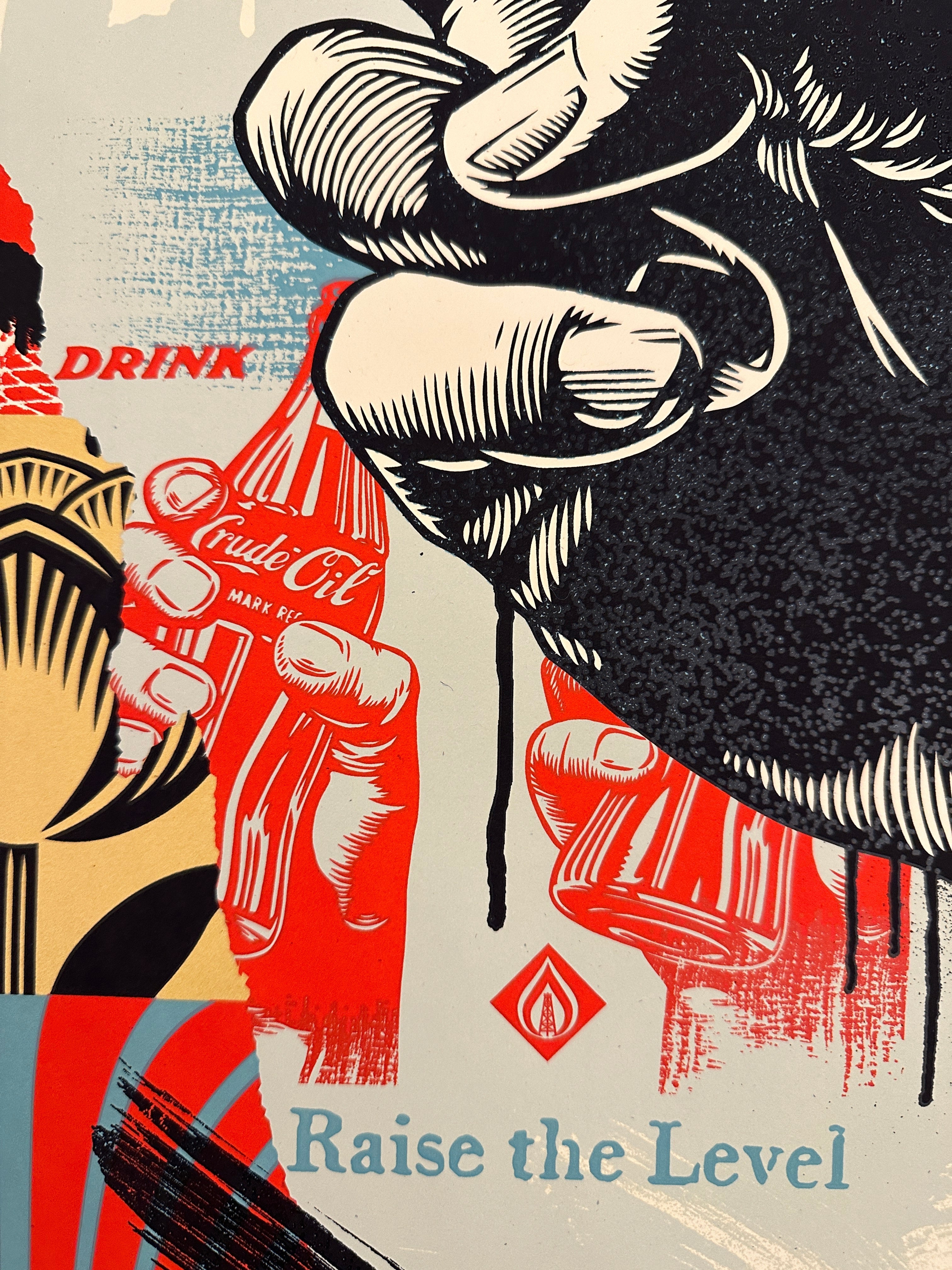 OBEY (Shepard Fairey) : Raise the Level (Peace) | Signature Fine Art