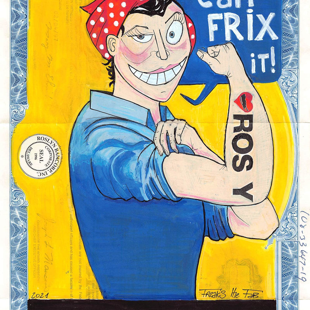 
                  
                    Rosy can Fix it by Freaks the Fab - Signature Fine Art
                  
                