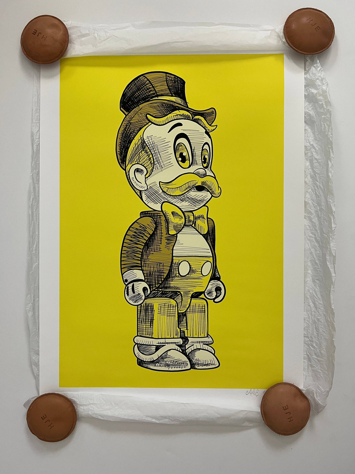Sold as seen (Yellow) by Alec Monopoly - Signature Fine Art