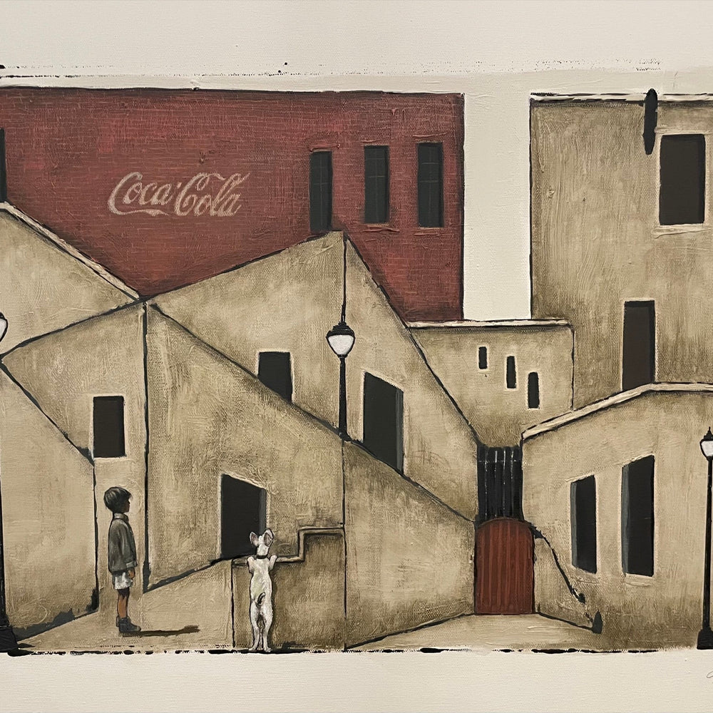 The Boy and his stray dog Carmen Carpena