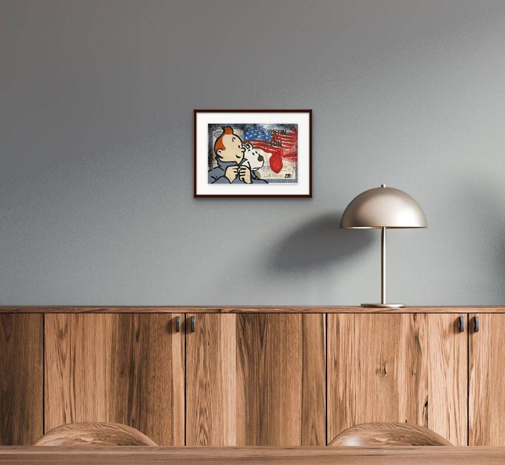 
                  
                    Tintin Son by cObo - Signature Fine Art
                  
                