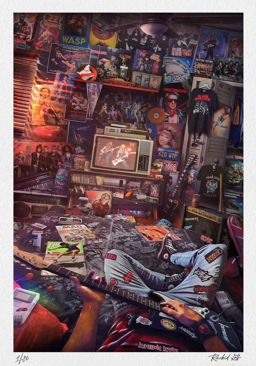Rachid Lotf : Tribute to the 80s' Rock Bands | Signature Fine Art