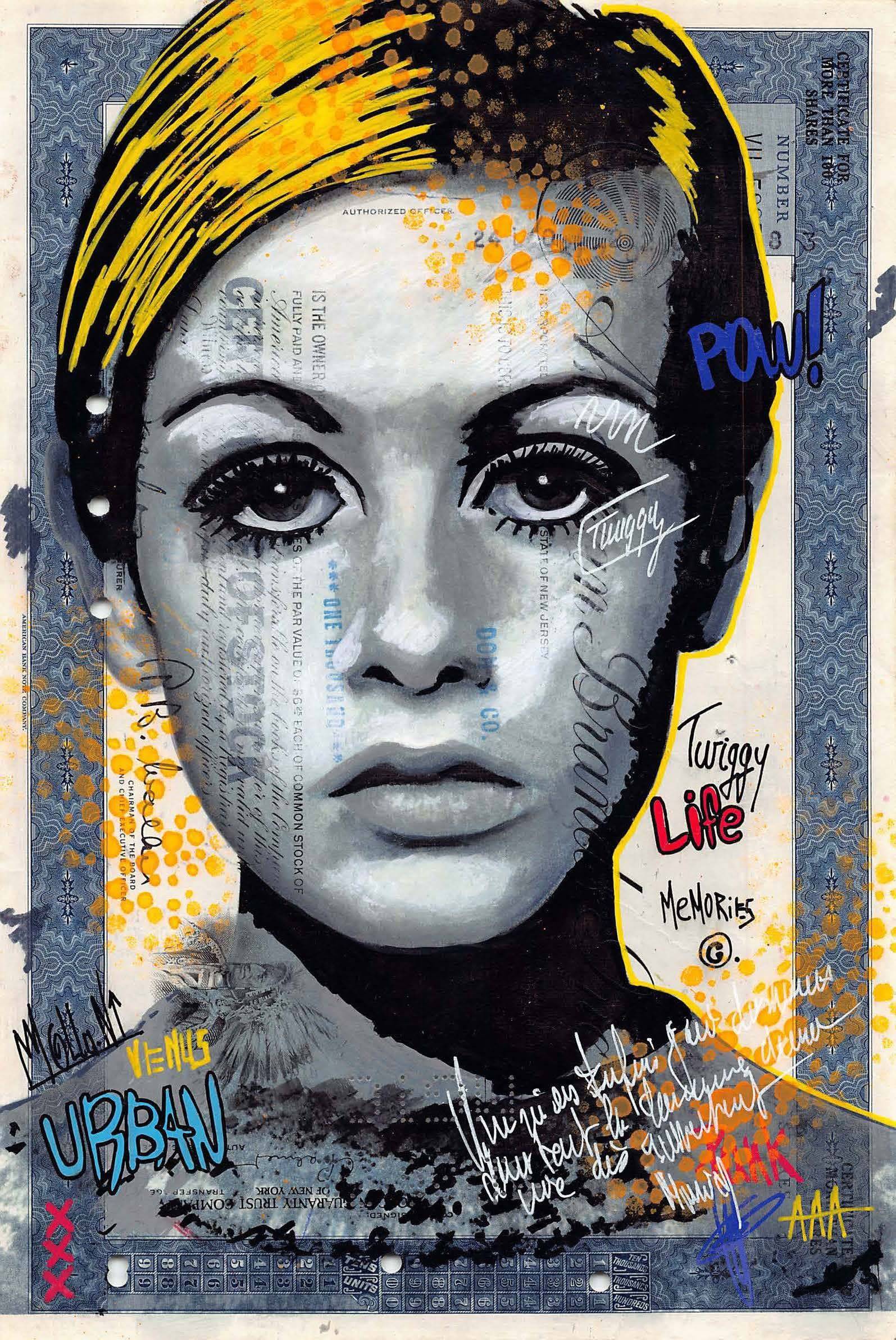 Nathalie Molla : Twiggy by Nathalie Molla | Signature Fine Art