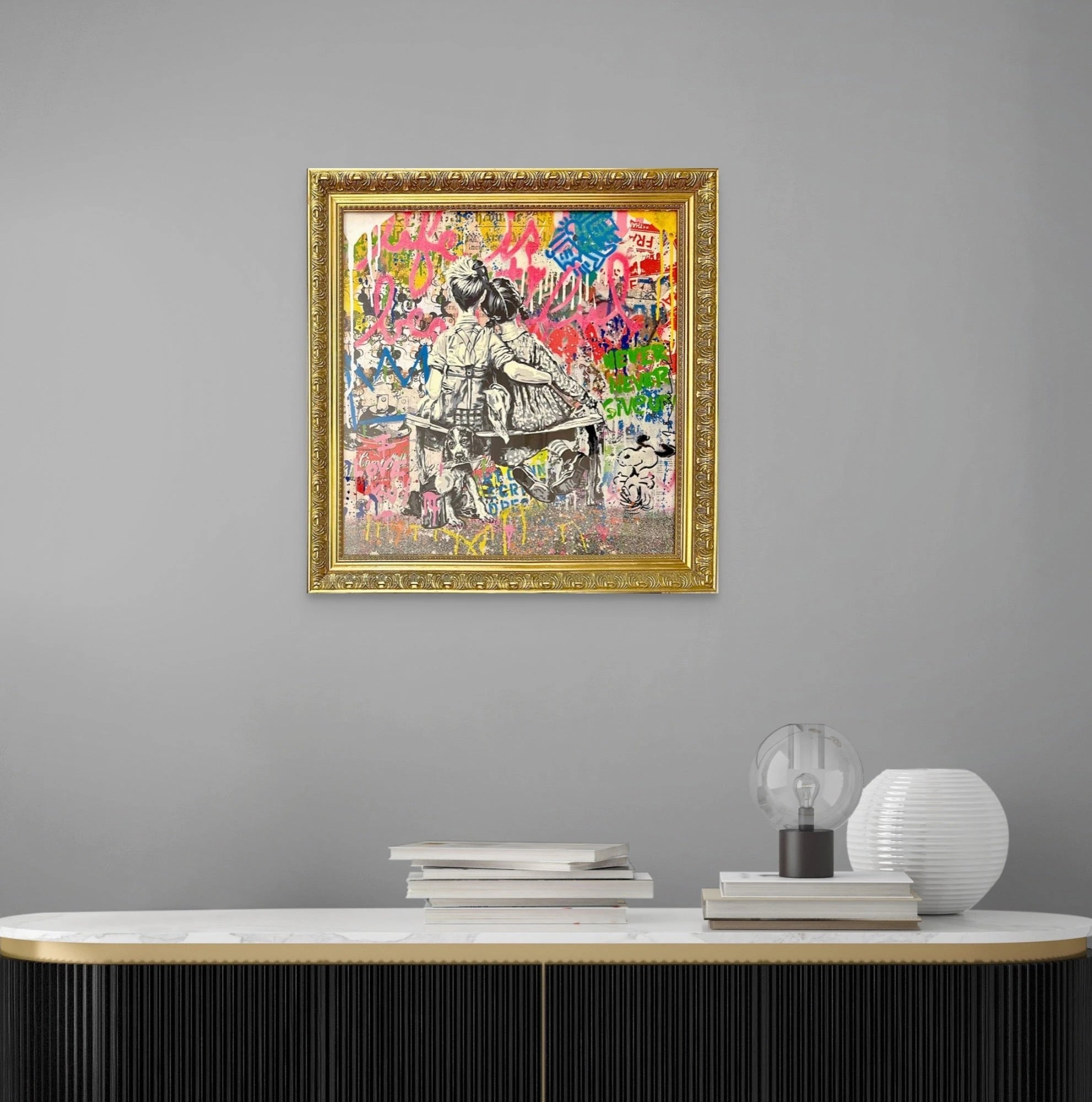 Mr. Brainwash : Work Well Together by Mr. Brainwash | Signature