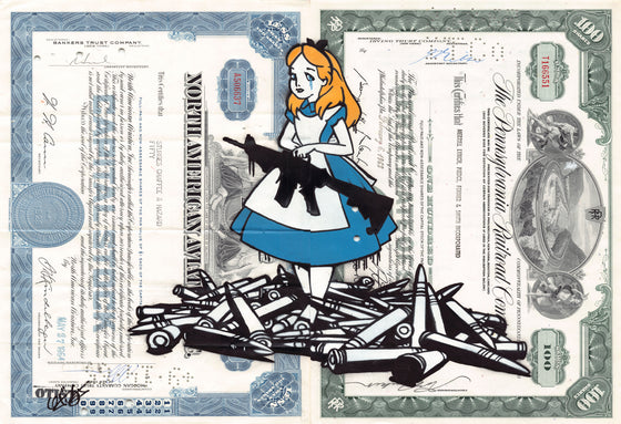 Alice in wonderland by OTIST (Print)
