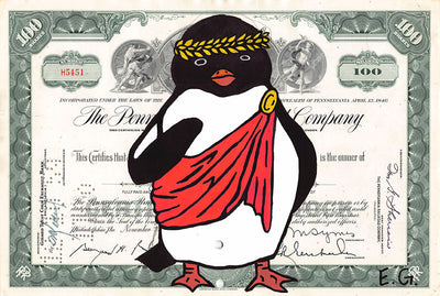 Ceasar Penguino by Eva Goubin (Official Limited Edition Print)
