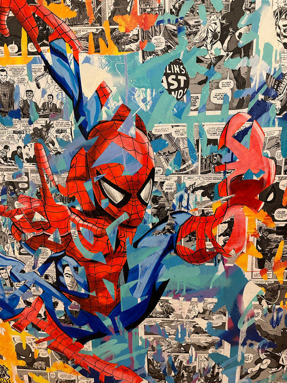 Spider-Man by Yoann Bonneville by Yoann Bonneville - Signature Fine Art