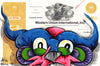 Blue WU Owl by Nite Owl - Signature Fine Art