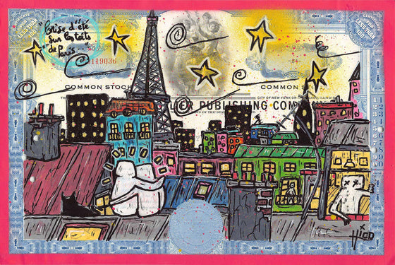 Brise d'été sur les toits de Paris by Hico - Signature Fine Art