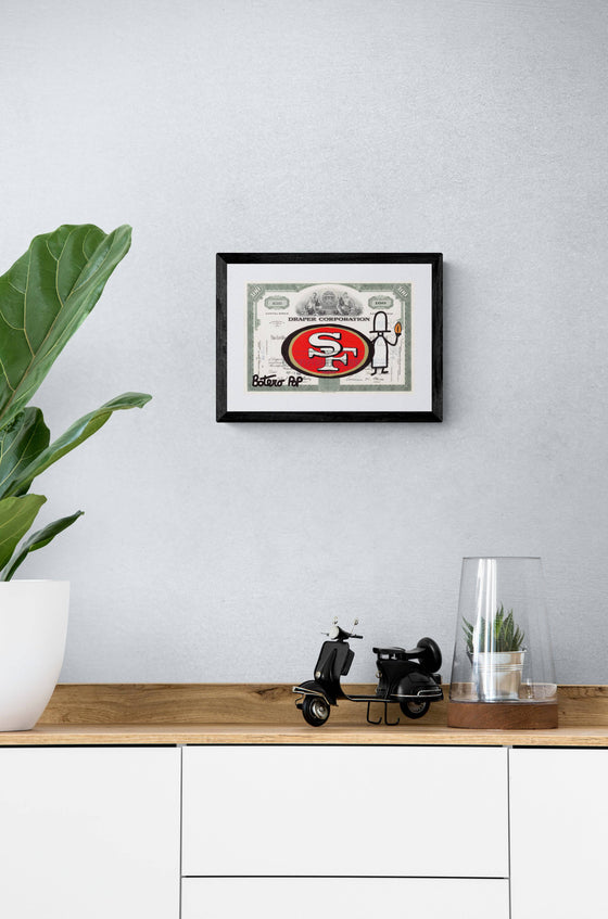 San Francisco 49ers by Botero Pop - Signature Fine Art