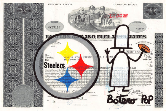 Pittsburgh Steelers by Botero Pop - Signature Fine Art