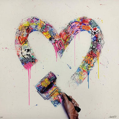 Color Your Love (Limited Edition Print) by Onemizer - Signature Fine Art