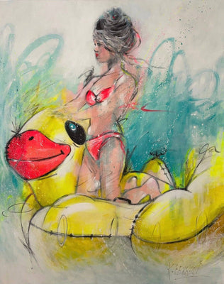 On The Waves To Miami by Katia Ferrari - Signature Fine Art