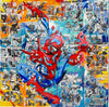 Spider-Man (Original mixed-media on canvas) by Yoann Bonneville - Signature Fine Art