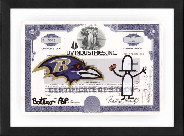 Baltimore Ravens by Botero Pop - Signature Fine Art