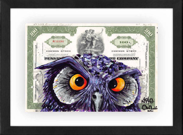 The Stare by Nite Owl - Signature Fine Art