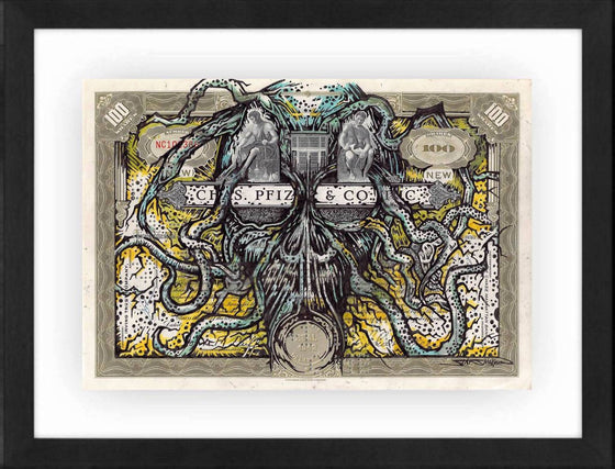 Their Curses Shall Raise The Leviathan by Stan Maksun - Signature Fine Art