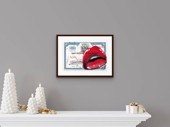 Glossy Lips by Julie Galiay - Signature Fine Art