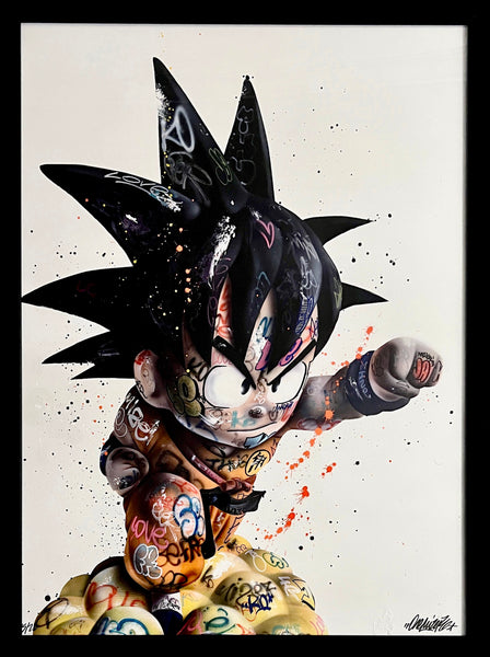 Son Gokool by Onemizer (Official Hand-Embellished limited edition print) by Onemizer - Signature Fine Art