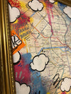 Paris Subway Map (Mixed Media) by Piotre - Signature Fine Art
