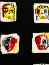 16 Heads (Black Background) by Pitu - Signature Fine Art